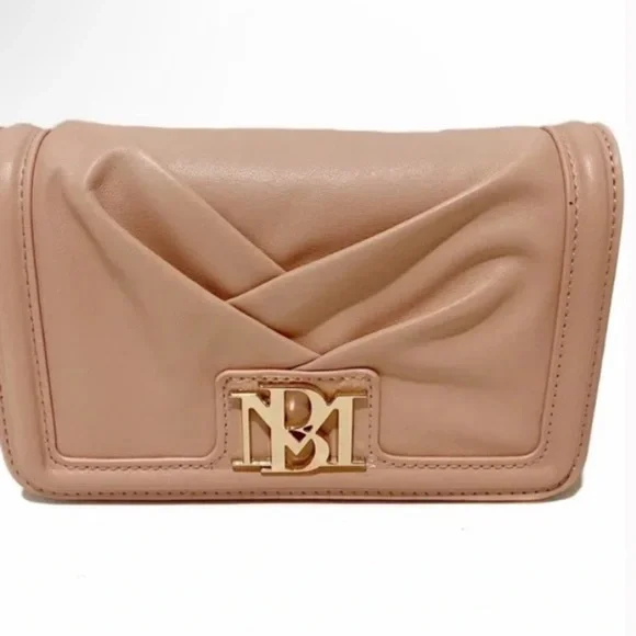 Badgley Mischk Pleated Crossbody - Blush Pink NWT - Picture 2 of 9
